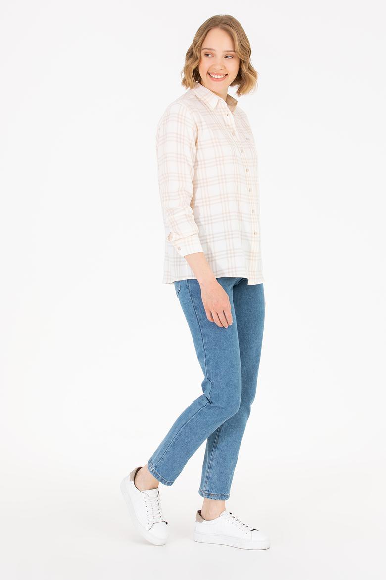 Kadın Taş Uzun Kollu Gömlek - 50264951051