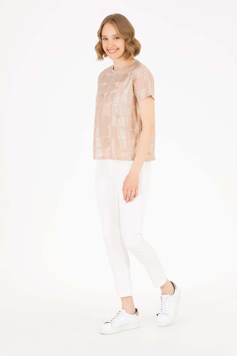 Kadın Beyaz Slim Hight Waist Fit Jean Pantolon - 50263774019