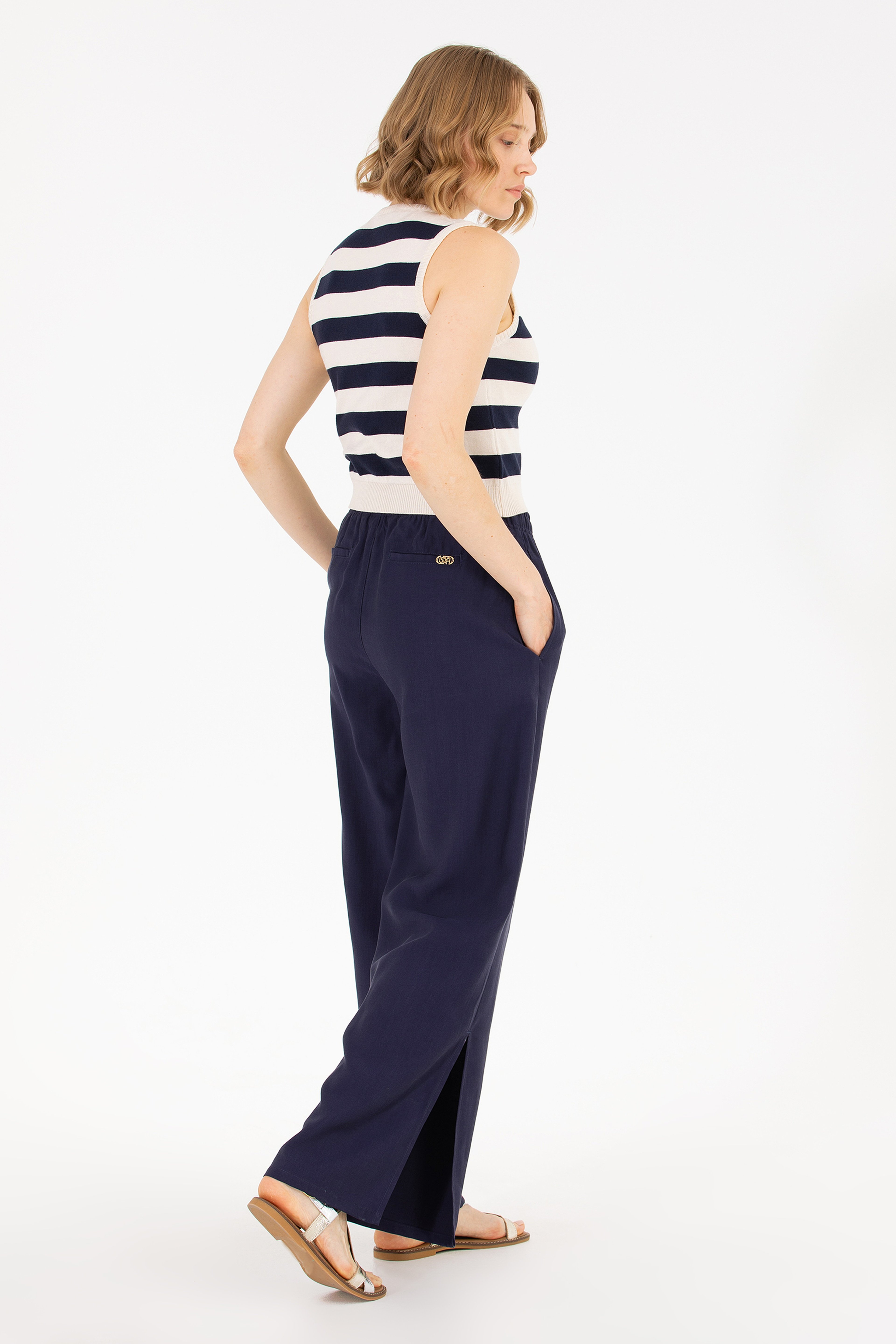 Kadın Lacivert Pantolon - Image 4
