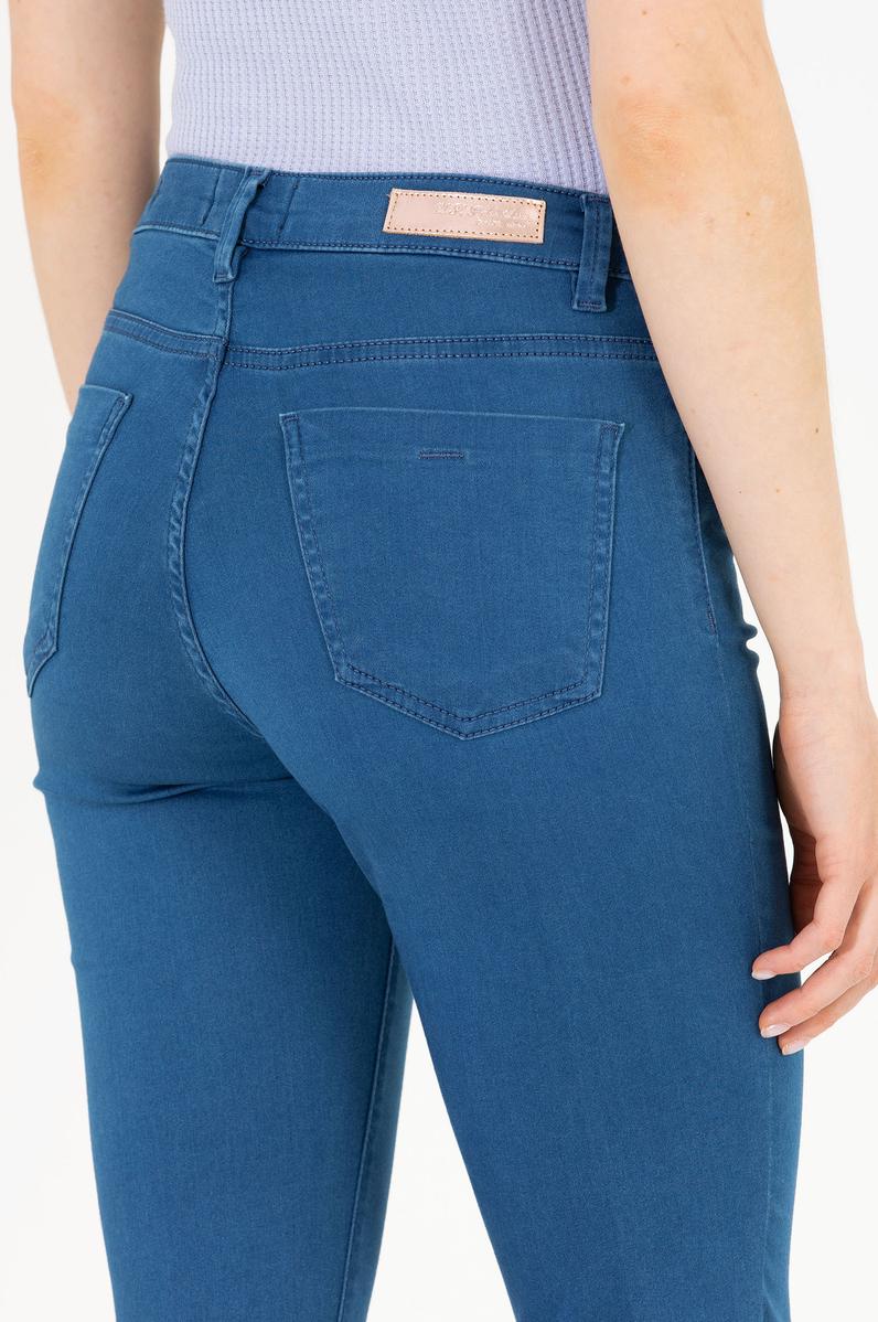 Kadın Açık Mavi Toothpick Fit Jean Pantolon