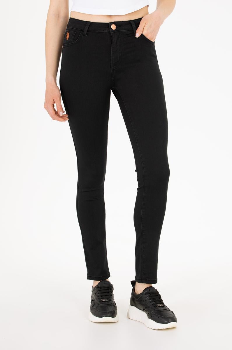 Kadın Siyah Jean Pantolon