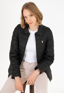 Kadın Siyah Deri Ceket - 50269051013