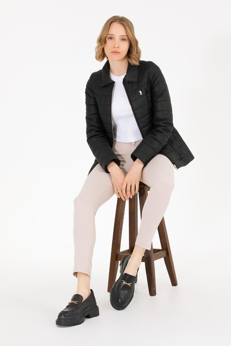 Kadın Siyah Deri Ceket - 50269051013