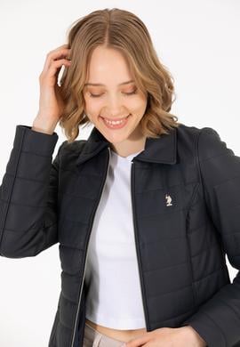 Kadın Lacivert Deri Ceket - 50269051021