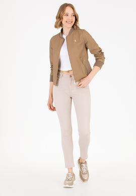 Kadın Vizon Deri Ceket - 50269376006