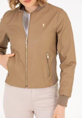 Kadın Vizon Deri Ceket - 50269376006