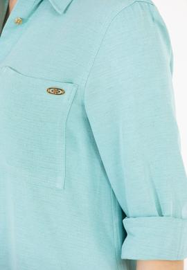 Kadın Mint Dokuma Elbise - 50269608004