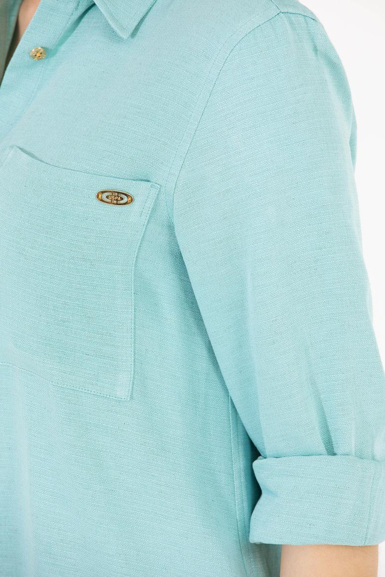 Kadın Mint Dokuma Elbise - 50269608004