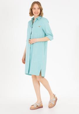 Kadın Mint Dokuma Elbise - 50269608004
