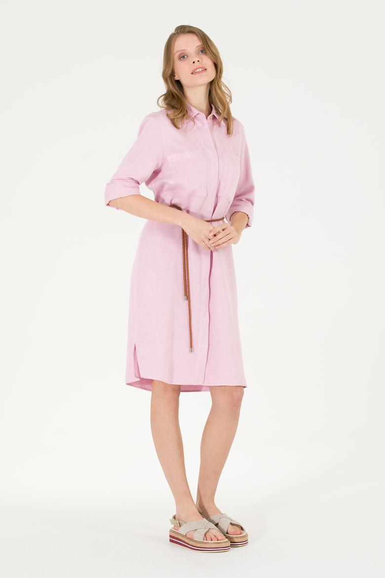 Kadın Manolya Mini Boy Dokuma Elbise - 50269608027