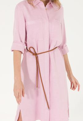 Kadın Manolya Mini Boy Dokuma Elbise - 50269608027