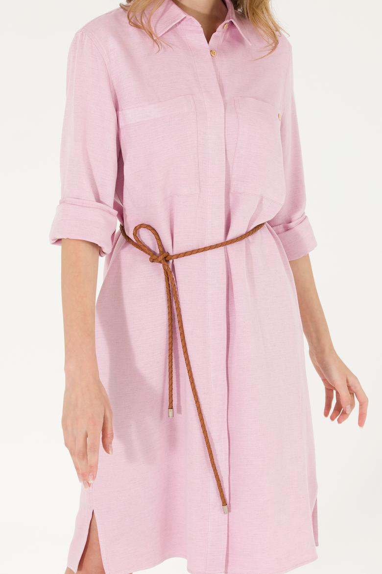 Kadın Manolya Mini Boy Dokuma Elbise - 50269608027