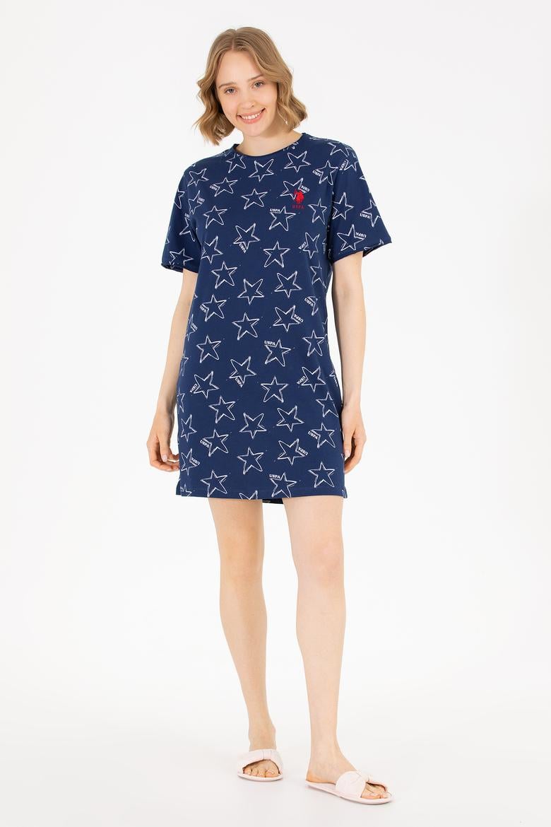 Kadın Lacivert Gecelik - 50272987004