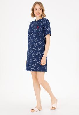 Kadın Lacivert Gecelik - 50272987004