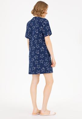 Kadın Lacivert Gecelik - 50272987004