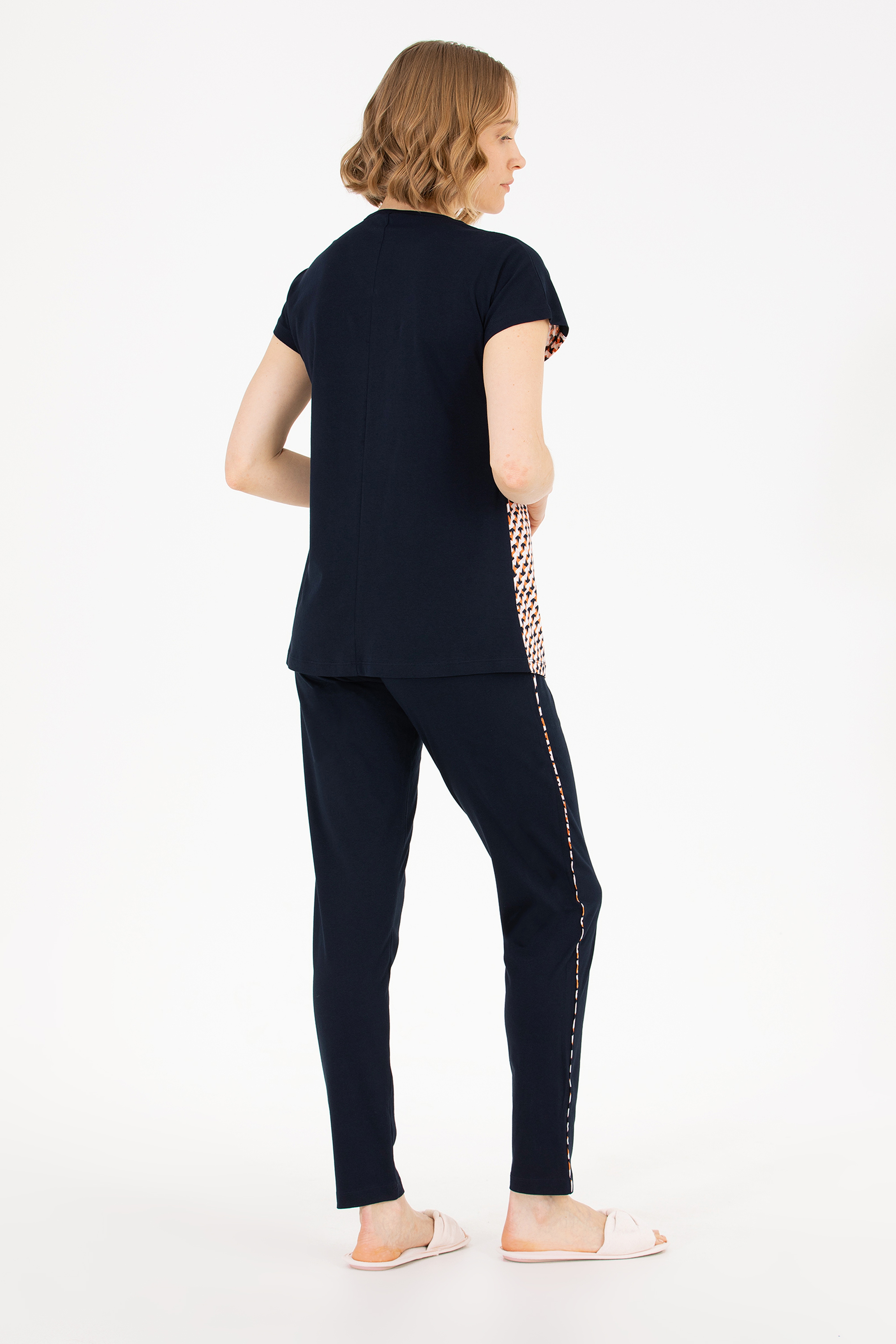 Kadın Lacivert Pijama Takımı - Image 5
