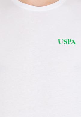 Erkek Beyaz Bisiklet Yaka Tişört - 50264978008