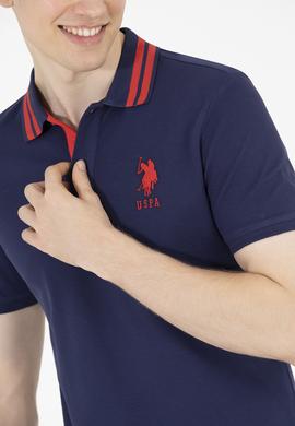 Erkek Lacivert Basic Polo Yaka Tişört - 50263001011