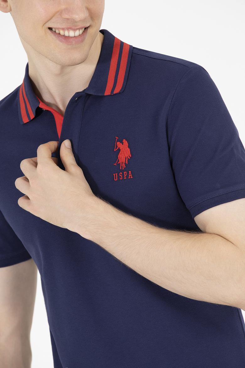 Erkek Lacivert Basic Polo Yaka Tişört - 50263001011