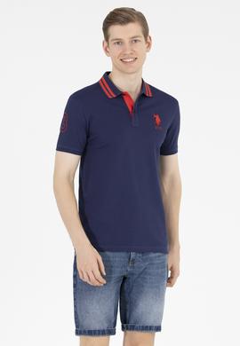 Erkek Lacivert Basic Polo Yaka Tişört - 50263001011