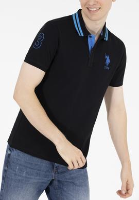 Erkek Siyah Basic Polo Yaka Tişört - 50263001030