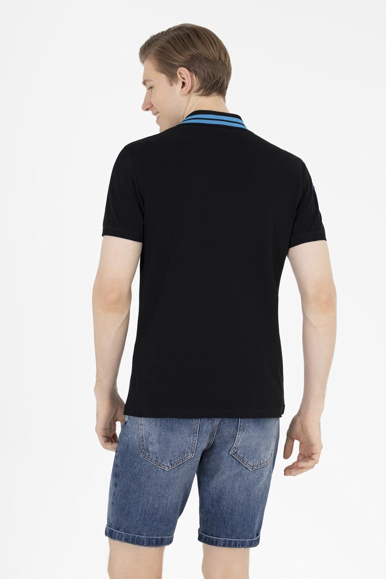 Erkek Siyah Basic Polo Yaka Tişört - 50263001030