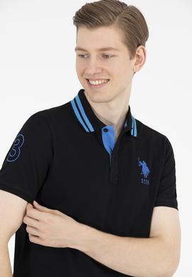 Erkek Siyah Basic Polo Yaka Tişört - 50263001030