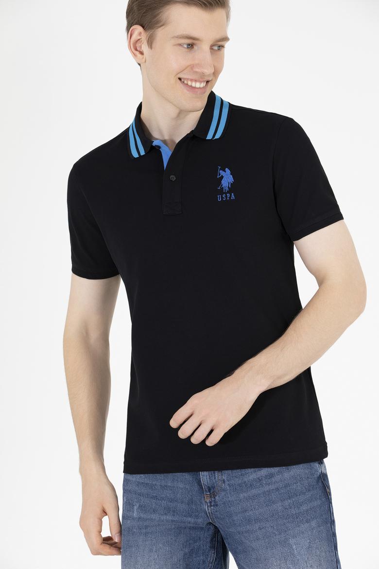 Erkek Siyah Basic Polo Yaka Tişört - 50263001030