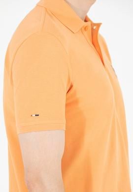 Erkek Turuncu Basic Polo Yaka Tişört - 50263238184