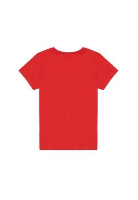 Çocuk Kırmızı Bisiklet Yaka Tişört - 50263338047