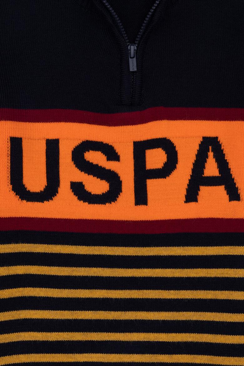 Erkek Çocuk Lacivert Fermuarlı Kazak - 50253340002