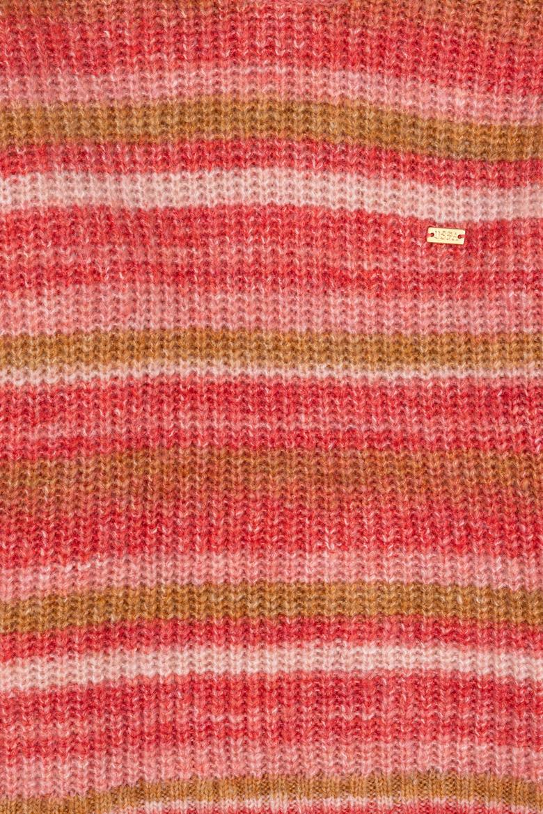 Kız Çocuk Nar Çiçeği Bisiklet Yaka Kazak - 50256722009