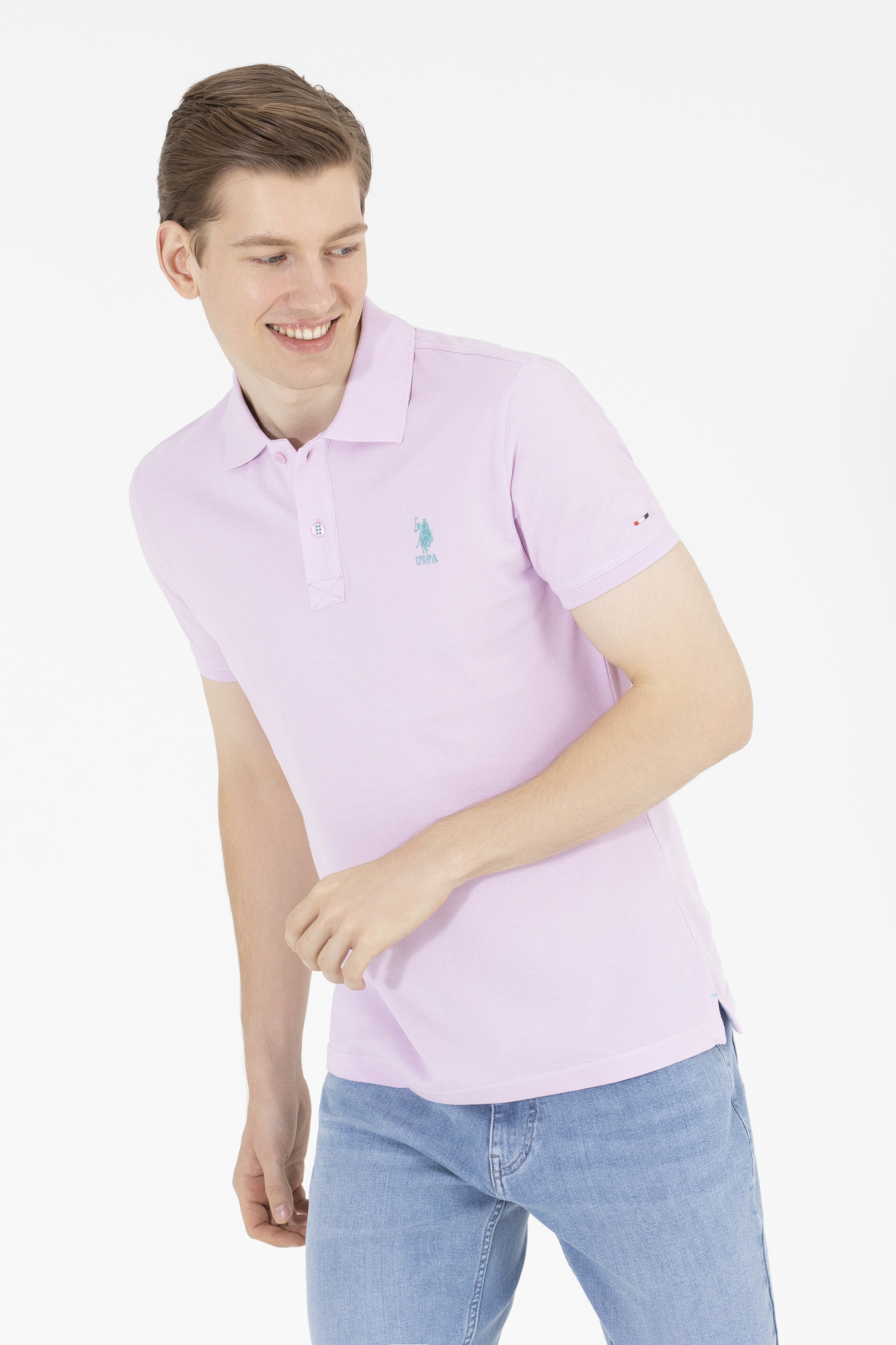 Erkek Manolya Basic Polo Yaka Tişört