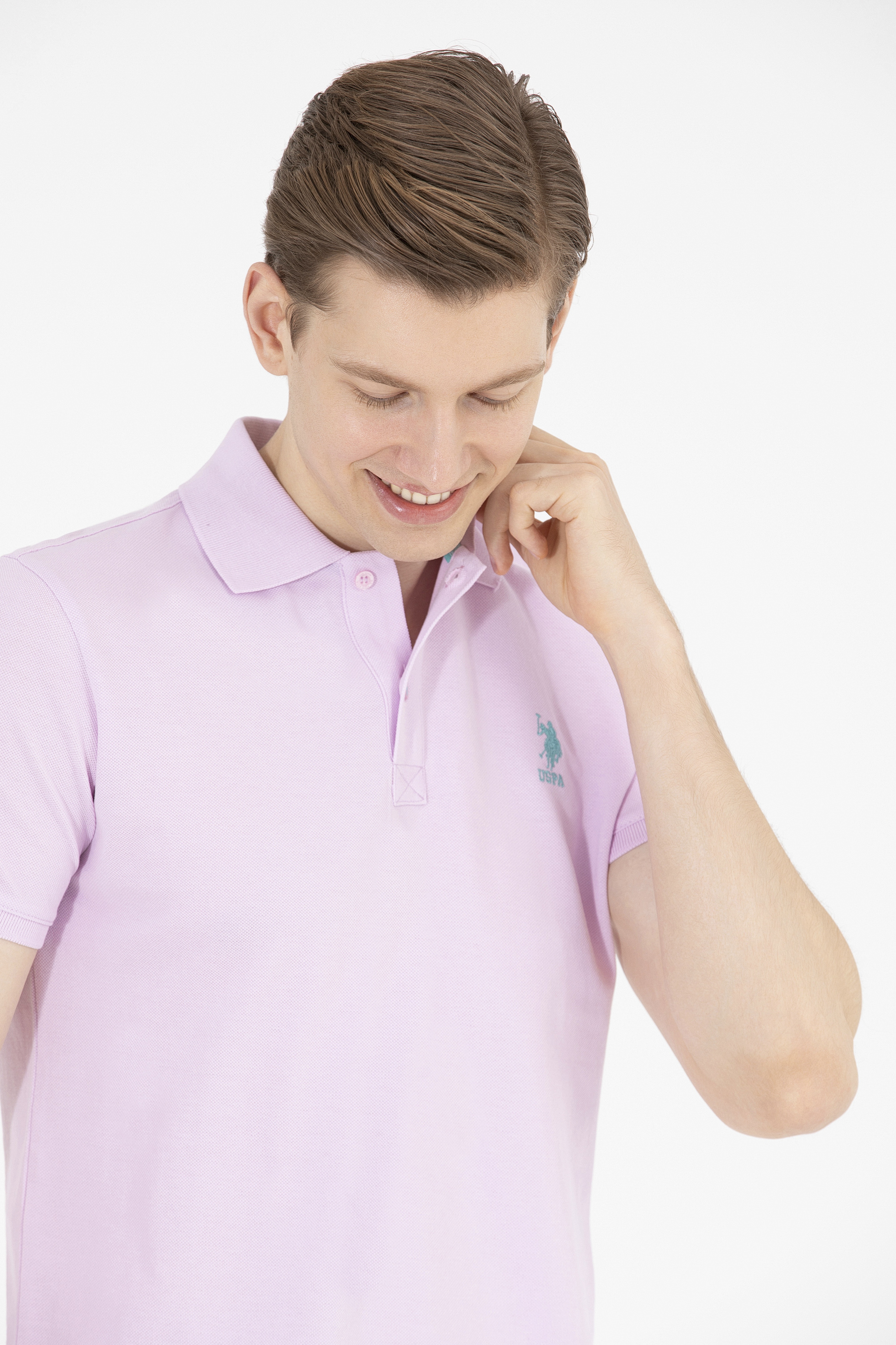 Erkek Manolya Basic Polo Yaka Tişört - Image 2