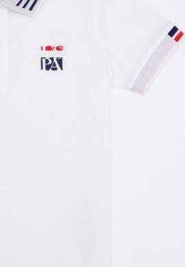 Erkek Çocuk Beyaz Polo Yaka Tişört - 50263388008