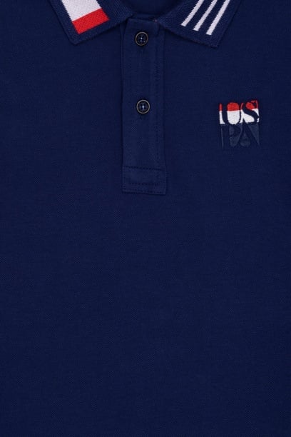 Erkek Çocuk Lacivert Polo Yaka Tişört