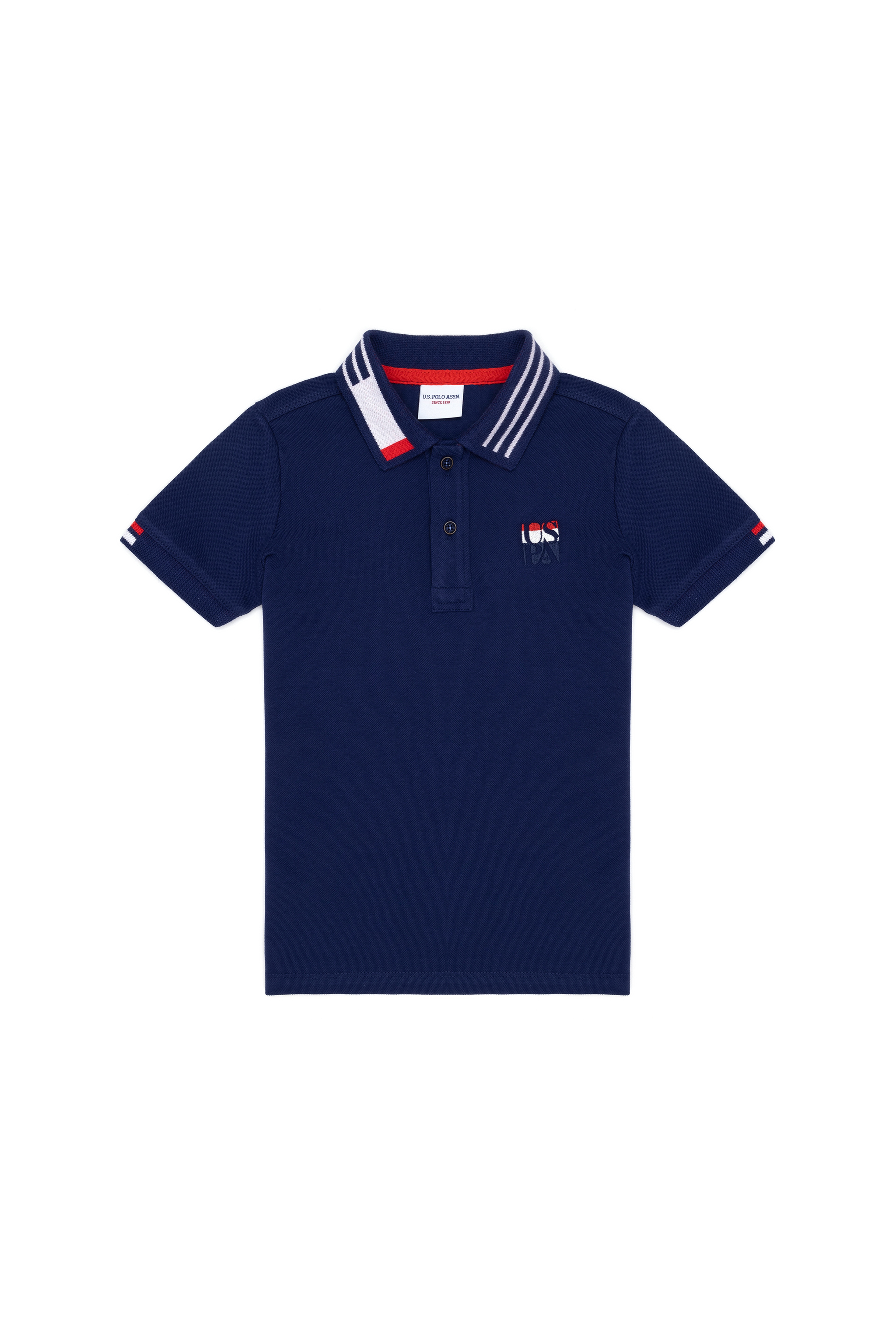 Erkek Çocuk Lacivert Polo Yaka Tişört - Image 1