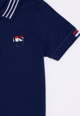 Erkek Çocuk Lacivert Polo Yaka Tişört - 50263388045