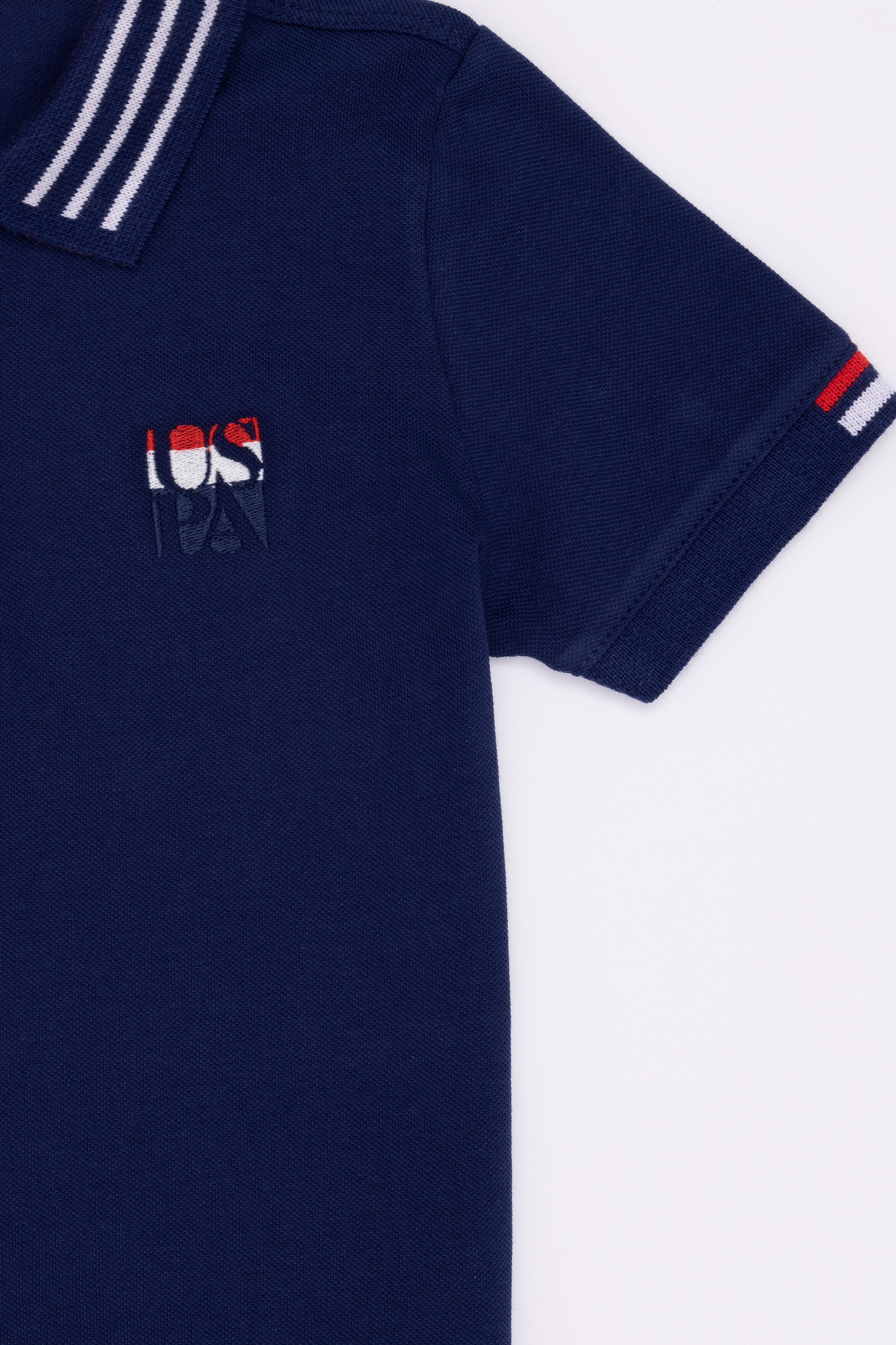 Erkek Çocuk Lacivert Polo Yaka Tişört - Image 4