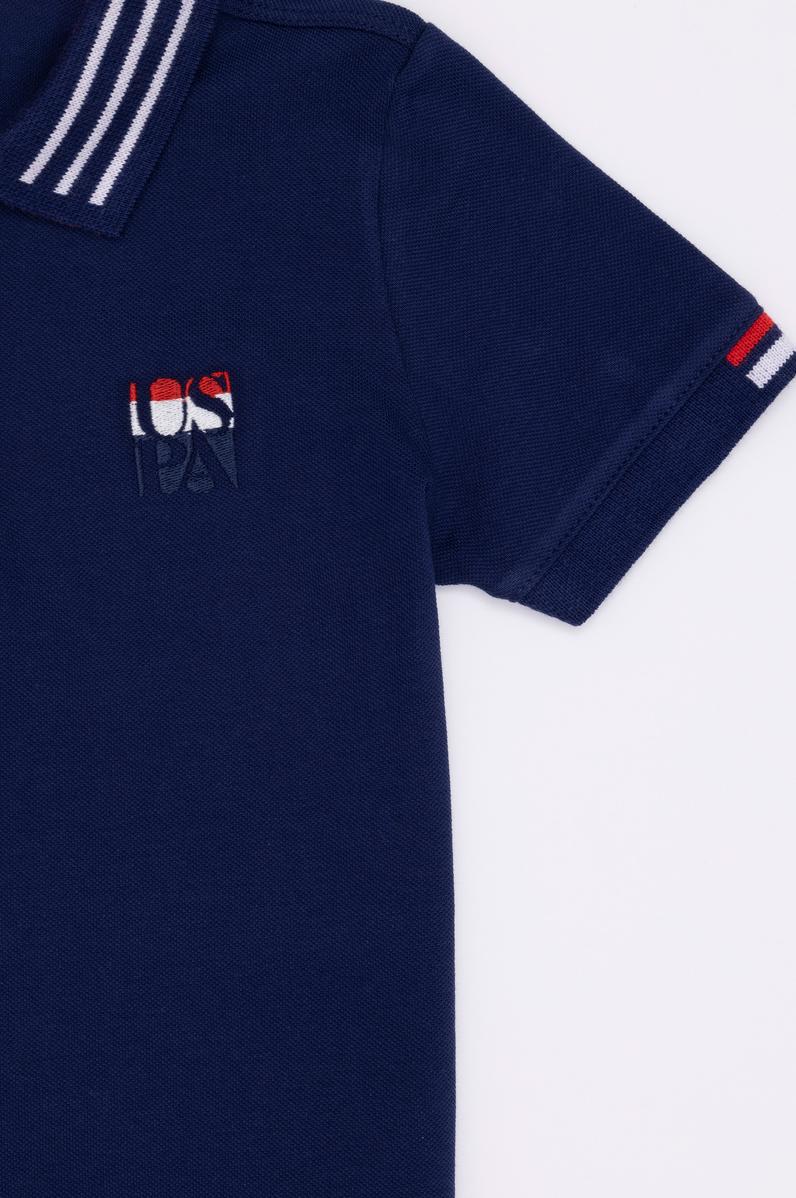 Erkek Çocuk Lacivert Polo Yaka Tişört