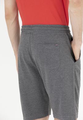 Erkek Antrasit Melanj Örme Şort - 50263258038