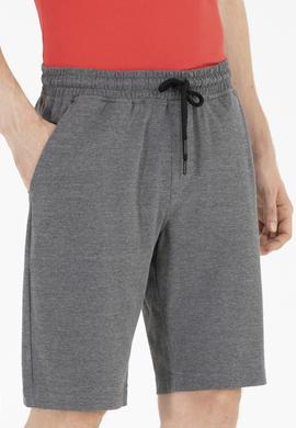 Erkek Antrasit Melanj Örme Şort - 50263258038