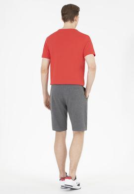 Erkek Antrasit Melanj Örme Şort - 50263258038