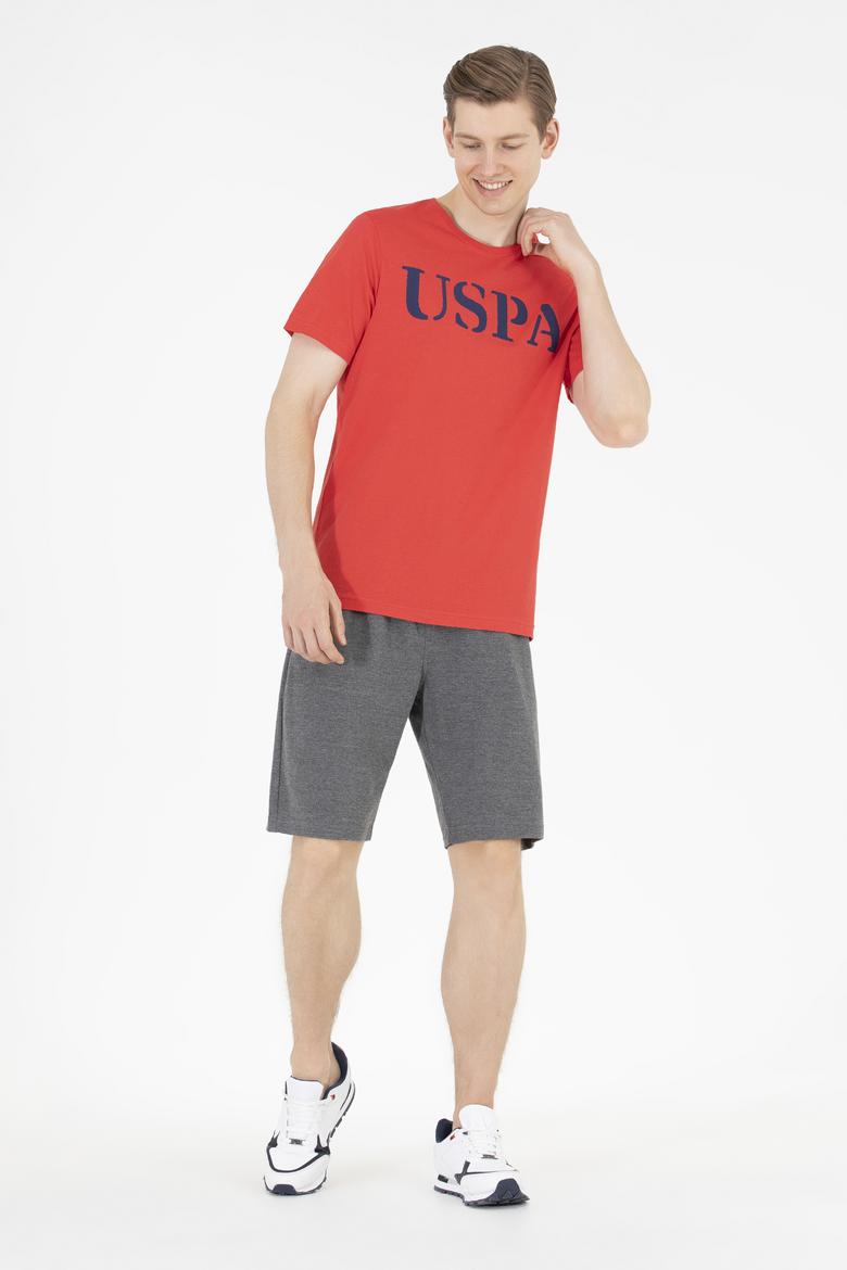 Erkek Antrasit Melanj Örme Şort