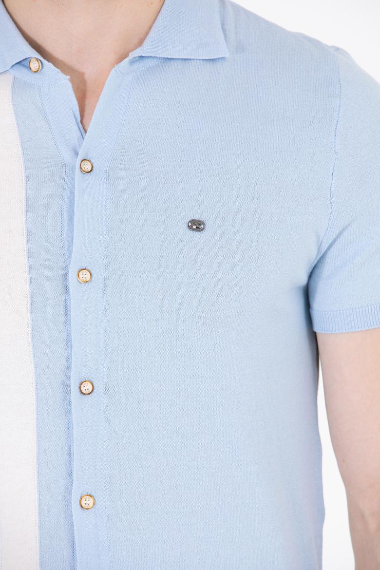 Erkek Açık Mavi Kazak - 50262473010