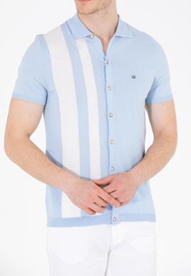 Erkek Açık Mavi Kazak - 50262473010