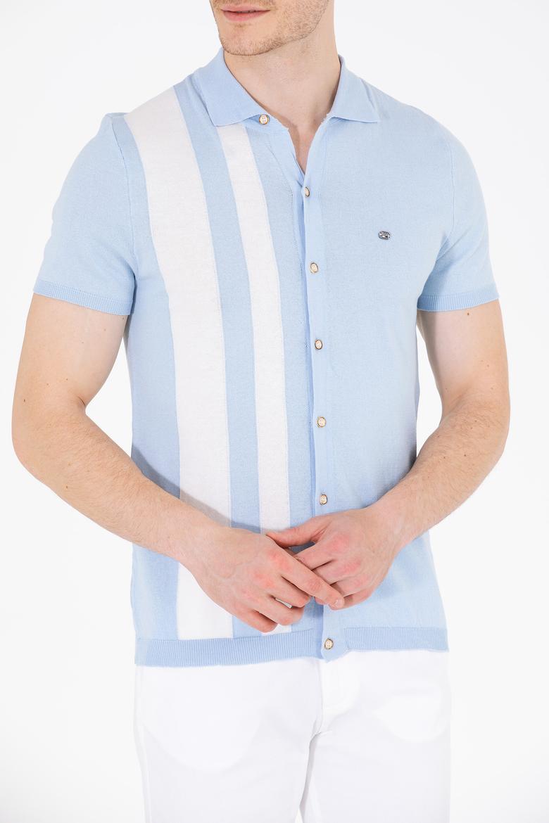 Erkek Açık Mavi Kazak - 50262473010