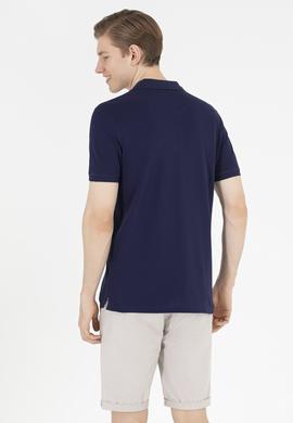 Erkek Lacivert Basic Polo Yaka Tişört - 50262969049
