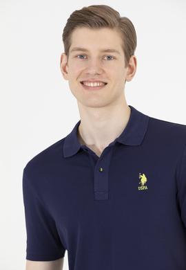 Erkek Lacivert Basic Polo Yaka Tişört - 50262969049