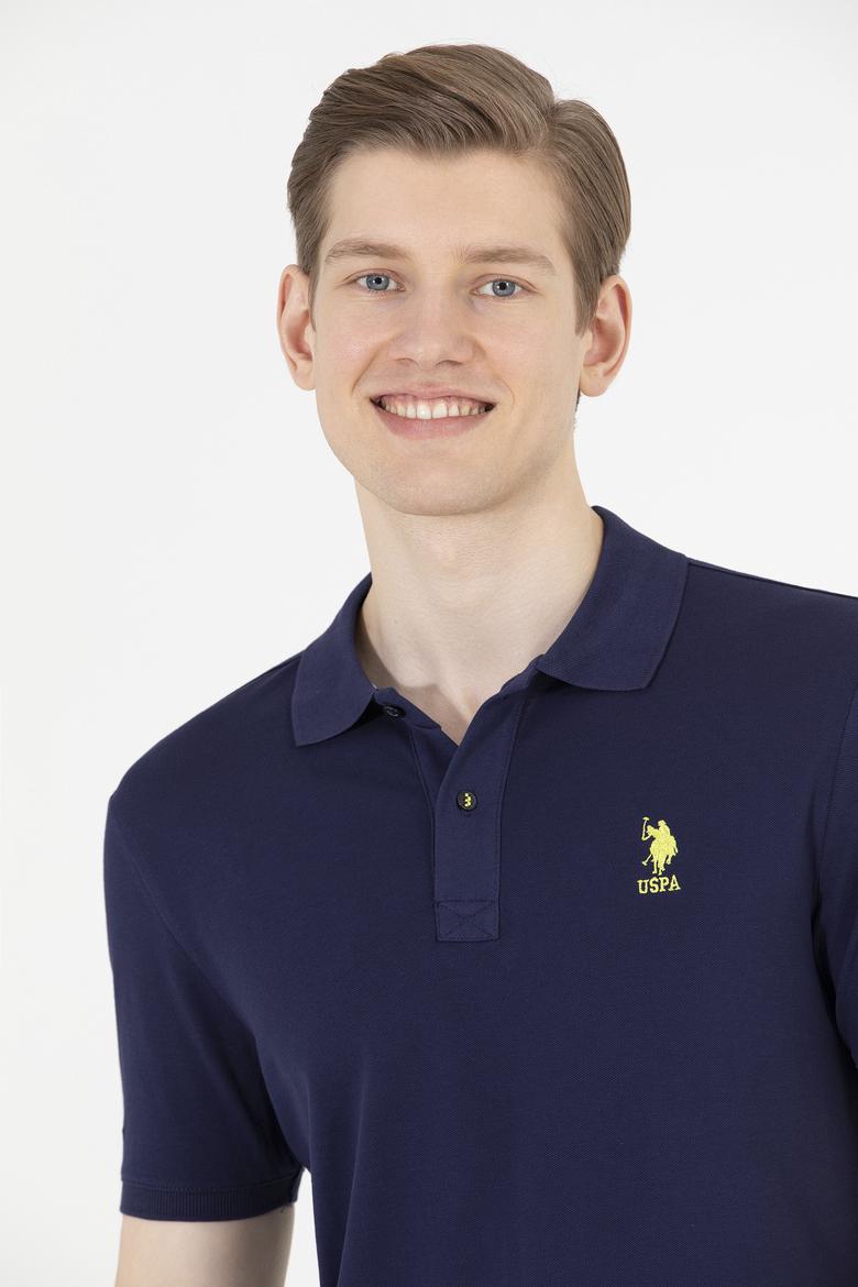 Erkek Lacivert Basic Polo Yaka Tişört - 50262969049